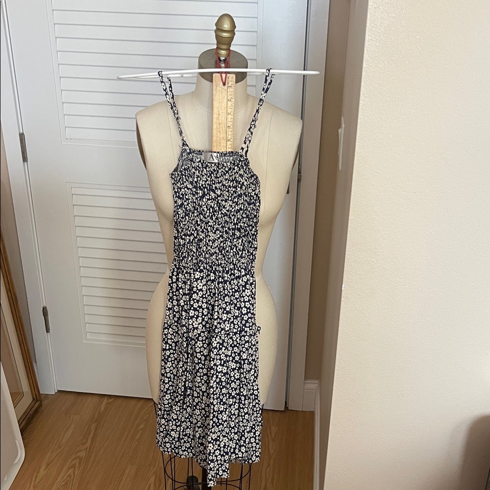 Floral Black and White girl’s Dress
